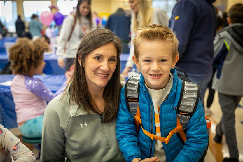 Students enjoy pastries with their parents